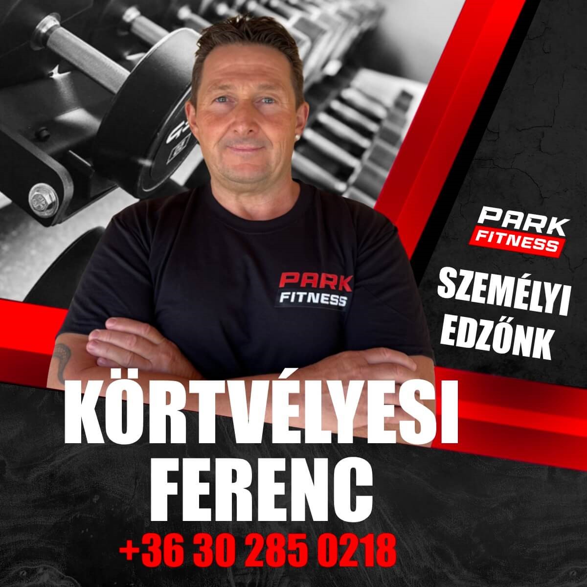 Személyi edző Park Fitness - Körtvélyesi Ferenc