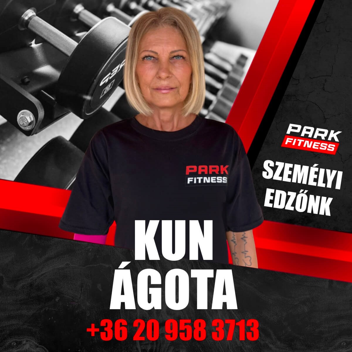 Személyi edző Park Fitness - Kun Ágota