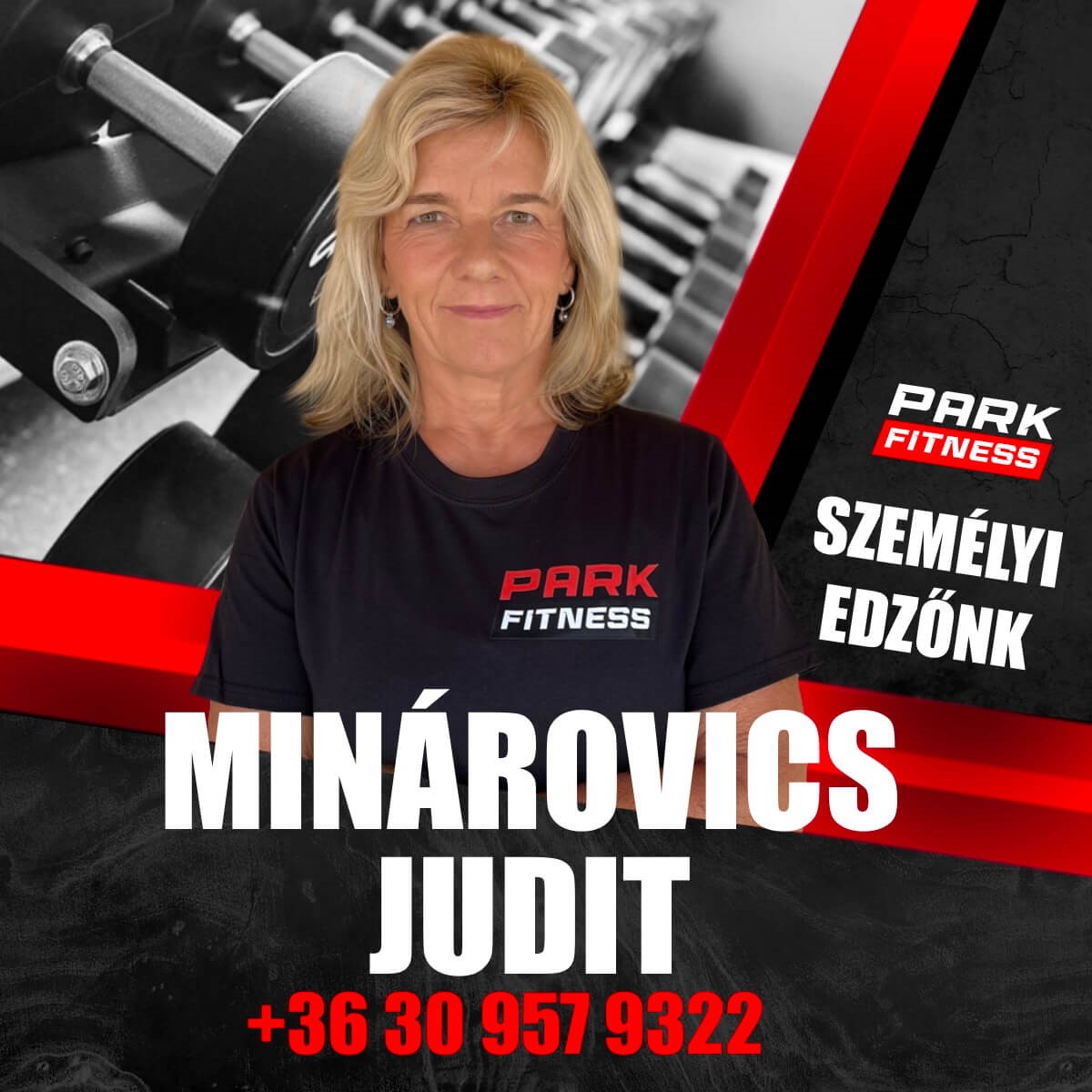 Személyi edző Park Fitness - Minárovics Judit