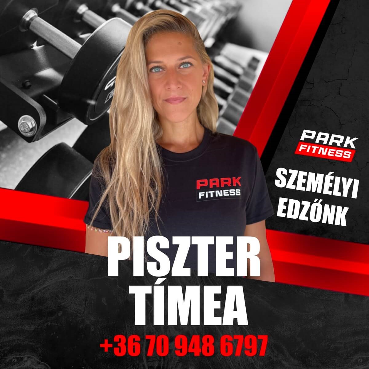 Személyi edző Park Fitness - Piszter Tímea